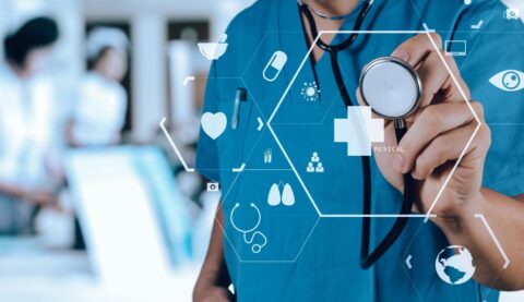 Beşikçizade Tıp Ve İnsani Bilimler Merkezi (BETİM) 19 healthcare and medicine concept smart medical doctor working with stethoscope at modern hospital free photo