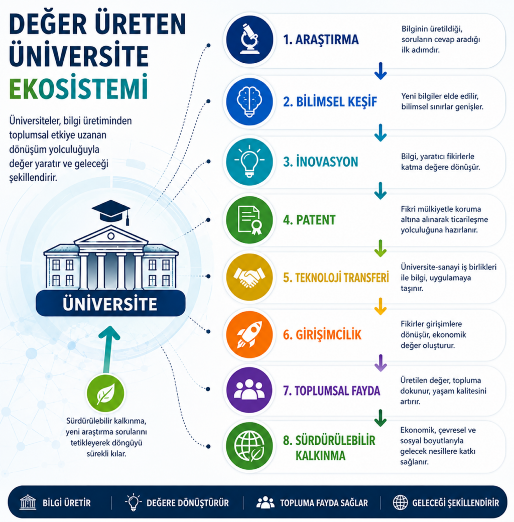 Araştırma Üniversitesinden Değer Üreten Üniversiteye: Yükseköğretimde Yeni Paradigma 8 5555